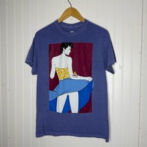 Patrick Nagel X Gudetama Tee Size Medium Ripple Sanrio with Vintage Vibes